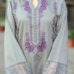Mushq Style Airjet Lawn Embroidered 3 Piece Suit Grey view 2