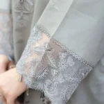 Mushq Style Airjet Lawn Embroidered 3 Piece Suit Grey view 4