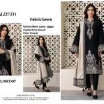 Elegant Black Embroidered Kurta Set with Beige Shawl for Women view 5